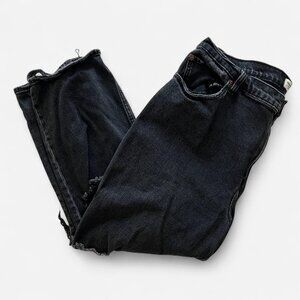 Abercrombie & Fitch Distressed Straight Leg Jeans (18S)